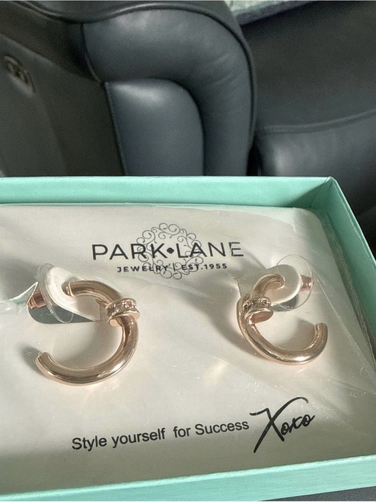 Park Lane Jewelry - Park Lane Crest Gold Hoop Earrings